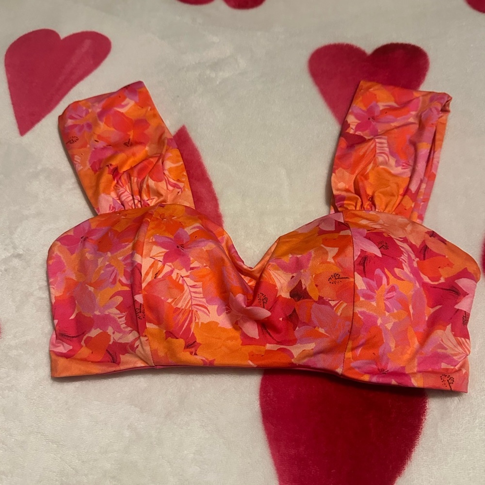 L SPACE GIZELLE BIKINI TOP - INTO THE TROPICS NWOT - Picture 9 of 9